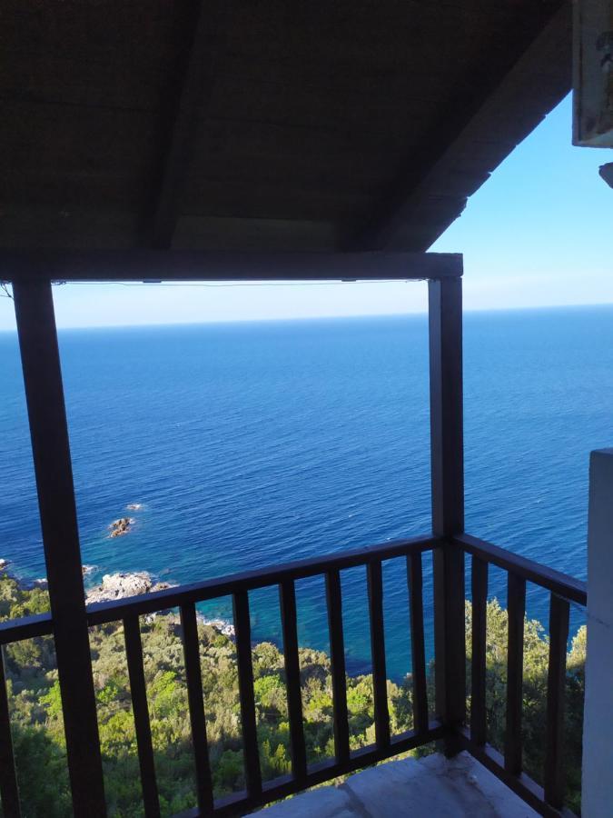 Triple Studio Room With The Most Beatifull View In Mylopotamos ซาการาดา ภายนอก รูปภาพ